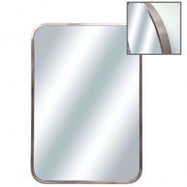 Wall Mirror Rectangular 15-00-23364-3 50x4x70cm Pink-Silver Marhome PINK-SILVER