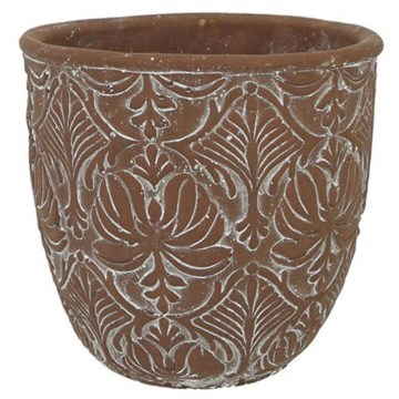 Κασπώ Φλοράλ 06-00-00265 Φ18x16cm Brown Marhome
