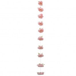Artificial Garland Peonies 00-00-23838-10-4 D11x180cm Pink Marhome PINK