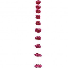 Artificial Peony Garland 00-23838-10-6 D11x180cm Fuchsia Marhome FUCHSIA