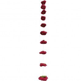 Artificial Peony Garland 00-23838-10-7 D11x180cm Red Marhome RED