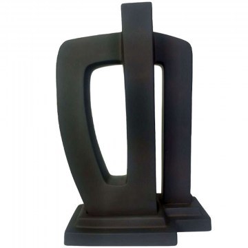 Βάζο 24-15-50037 30x15x42cm Rust Black Marhome