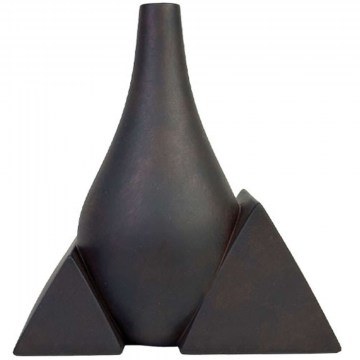 Βάζο 24-15-50039 27x15x31,5cm Rust Black Marhome