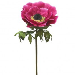 Τεχνητό Λουλούδι Ανεμώνη 00-00-23833-50-6 Φ50x140cm Fuchsia Marhome FUCHSIA