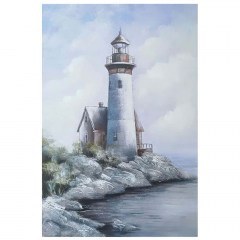 Πίνακας Καμβάς Φάρος 16-94002 80x120cm Multi Marhome