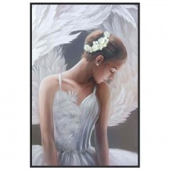 Κάδρο 3D Μπαλαρίνα Κύκνος 16-30087 80x120cm Multi Marhome