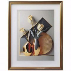 Κάδρο 3D Βάζα 16-50014 41x51cm Multi Marhome