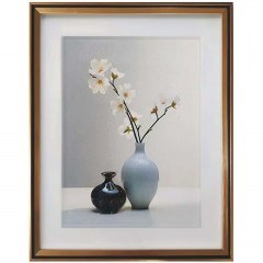 Κάδρο 3D Βάζα Με Λουλούδια 16-50015 41x51cm Multi Marhome