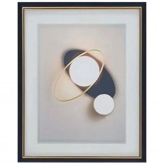Κάδρο 3D Κύκλοι 16-50028 41x51cm Multi Marhome