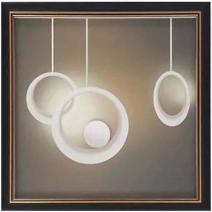 Frame 3D Lights 16-50003 35x35cm Multi Marhome