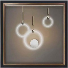 Κάδρο 3D Φώτα 16-50004 35x35cm Multi Marhome