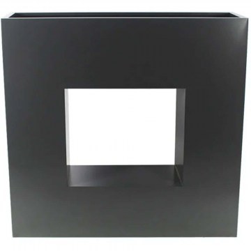 Ζαρντινιέρα Τρύπα 06-94779 100x26x100cm Anthracite Marhome