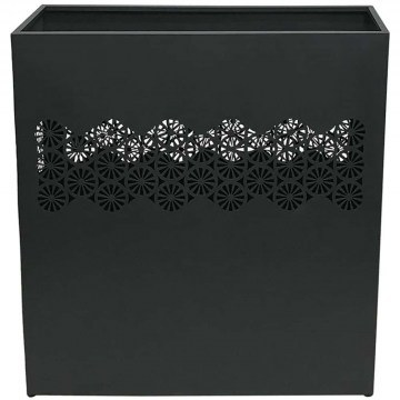 Ζαρντινιέρα Λουλούδι 06-94760 115x30x120cm Anthracite Marhome