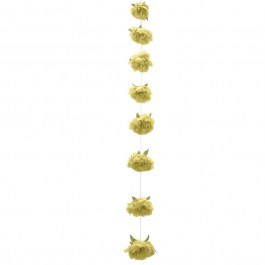 Artificial Peony Garland 00-23838-20-3 22x180cm Yellow Marhome YELLOW
