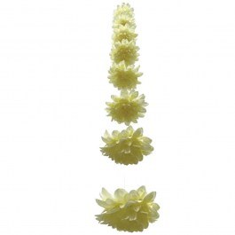 Artificial Dahlia Garland 00-23861-20-3 D22x180cm Yellow Marhome YELLOW