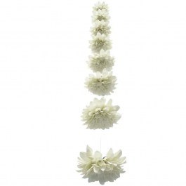 Artificial Dahlia Garland 00-23861-20-2 D22x180cm Champagne Marhome CHAMPAGNE