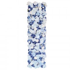 Συνθετικό Διακοσμητικό Πάνελ Φυλλωσιάς Κρεμαστό 01-90008-0 50x200cm White-Blue Marhome