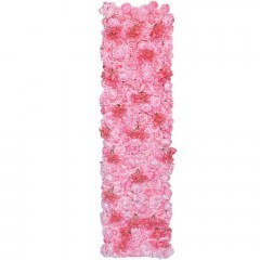 Συνθετικό Διακοσμητικό Πάνελ Φυλλωσιάς Κρεμαστό 01-90012-0 50x200cm Pink Marhome