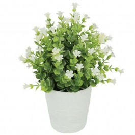 Τεχνητό Φυτό Σε Κασπώ Ευκάλυπτος 04-21712-1 Φ11x27cm Green-White Marhome GREEN-WHITE