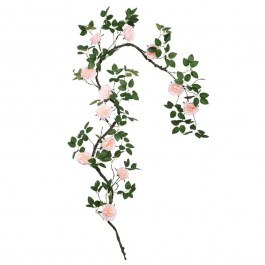 Τεχνητή Γιρλάντα Παιώνια 00-40009-2 240cm Green-Pink Marhome GREEN-PINK