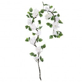 Artificial Garland Hydrangea 00-40006-1 240cm Green-White Marhome GREEN-WHITE