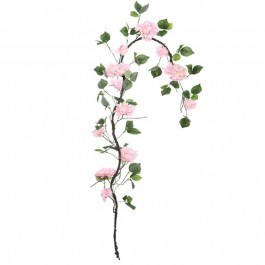 Artificial Garland Hydrangea 00-40006-2 240cm Green-Pink Marhome GREEN-PINK