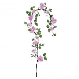 Artificial Garland Hydrangea 00-40006-4 240cm Green-Lilac Marhome GREEN-LILA