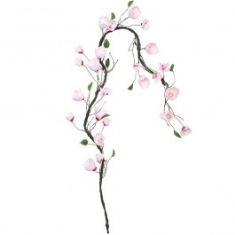 Artificial Garland Magnolia 00-40008-2 240cm Multi-Pink Marhome MULTI-PINK