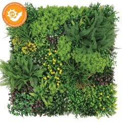 Συνθετικό Διακοσμητικό Πάνελ Φυλλωσιάς Σύνθεση 01-80051-4 100x100cm Multi-Green Marhome