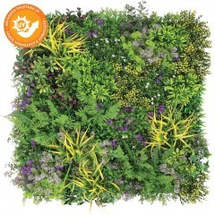 Συνθετικό Διακοσμητικό Πάνελ Φυλλωσιάς Σύνθεση 01-80051-5 100x100cm Multi-Green Marhome