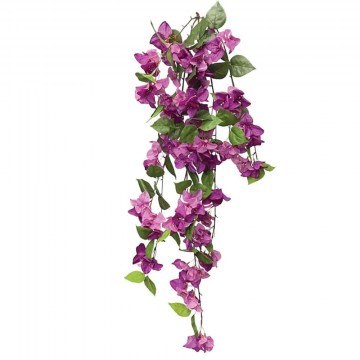 Τεχνητό Κρεμαστό Φυτό Βουκαμβίλια 00-40014-2 122cm Purple Marhome