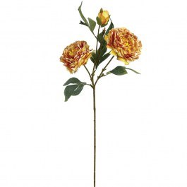 Artificial Flower Peony 00-10000-0 71cm Yellow Marhome YELLOW
