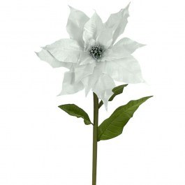 Λουλούδι - Κλαδί Αλεξανδρινό Γίγας Βελούδινο 00-23842-40-4 Φ45x110cm Silver Marhome SILVER