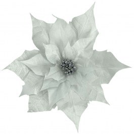 Λουλούδι Κρεμαστό Αλεξανδρινό Γίγας Βελούδινο 00-23845-50-4 Φ55cm Silver Marhome SILVER