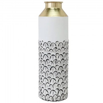 Vase 15-90016 D17,8x68,6cm Multi-White Marhome