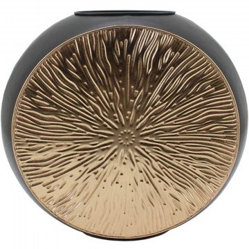 Βάζο 15-10234 53x15,5x49,5cm Black-Gold Marhome