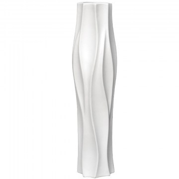 Βάζο Κυμματιστό 15-30890-30 19,5x79cm White Marhome