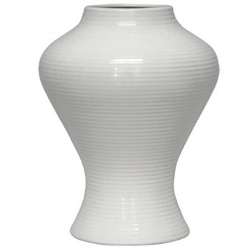 Βάζο Καμπυλωτό 15-30896-25 19x26,3cm White Marhome