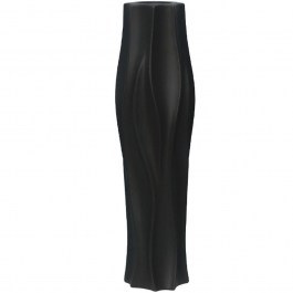 Vase Wavy 15-30892-80 16,5x58cm Black Marhome BLACK