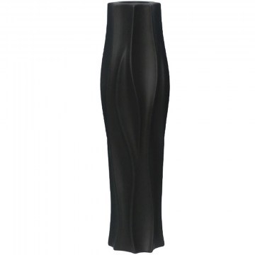 Βάζο Κυμματιστό 15-30892-80 16,5x58cm Black Marhome