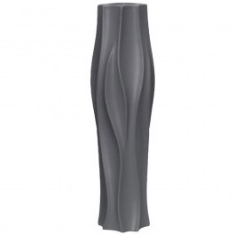 Vase Wavy 15-30893-60 16,5x58cm Dark Grey Marhome DARK GREY