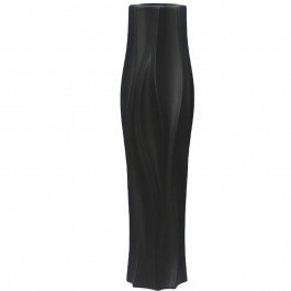 Vase Wavy 15-30890-80 19,5x78cm Black Marhome BLACK