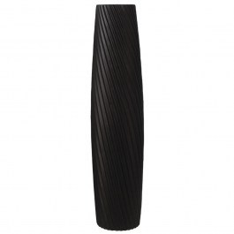 Vase 15-30905-100 23x102cm Black Marhome BLACK