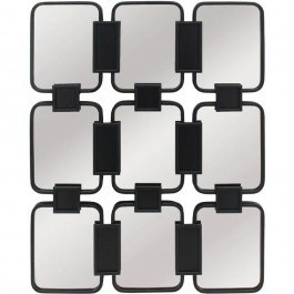 Καθρέπτης Τοίχου 15-10209 73x3x91cm Black Marhome BLACK