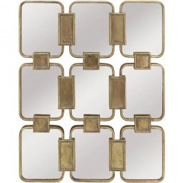 Καθρέπτης Τοίχου 15-10208 73x3x91cm Gold Marhome GOLD