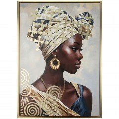 Πίνακας Καμβάς Αφρικάνα 16-30149 60x3,8x80cm Multi Marhome