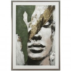 Canvas Painting Face 16-30146 50x3,8x70cm Multi Marhome