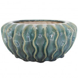 Plant Pot 06-99073 D26x11cm Green Marhome GREEN