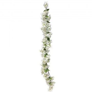 Τεχνητή Γιρλάντα Βουκαμβίλια 00-40013-3 137cm White Marhome