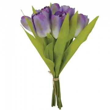 Artificial Bouquet Tulips 00-2209-3 32,5cm Purple Marhome